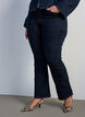 Jeansy bootcut z wysokim stanem Ellen, Niebieskie, Model image number 2