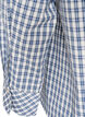 Luzna koszula z kratka i paskiem do wiazania, Niebieskie, Packshot image number 3