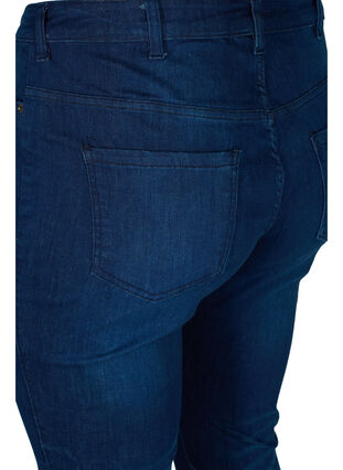 Super waskie jeansy Amy z wysokim stanem, Dark blue, Packshot image number 3