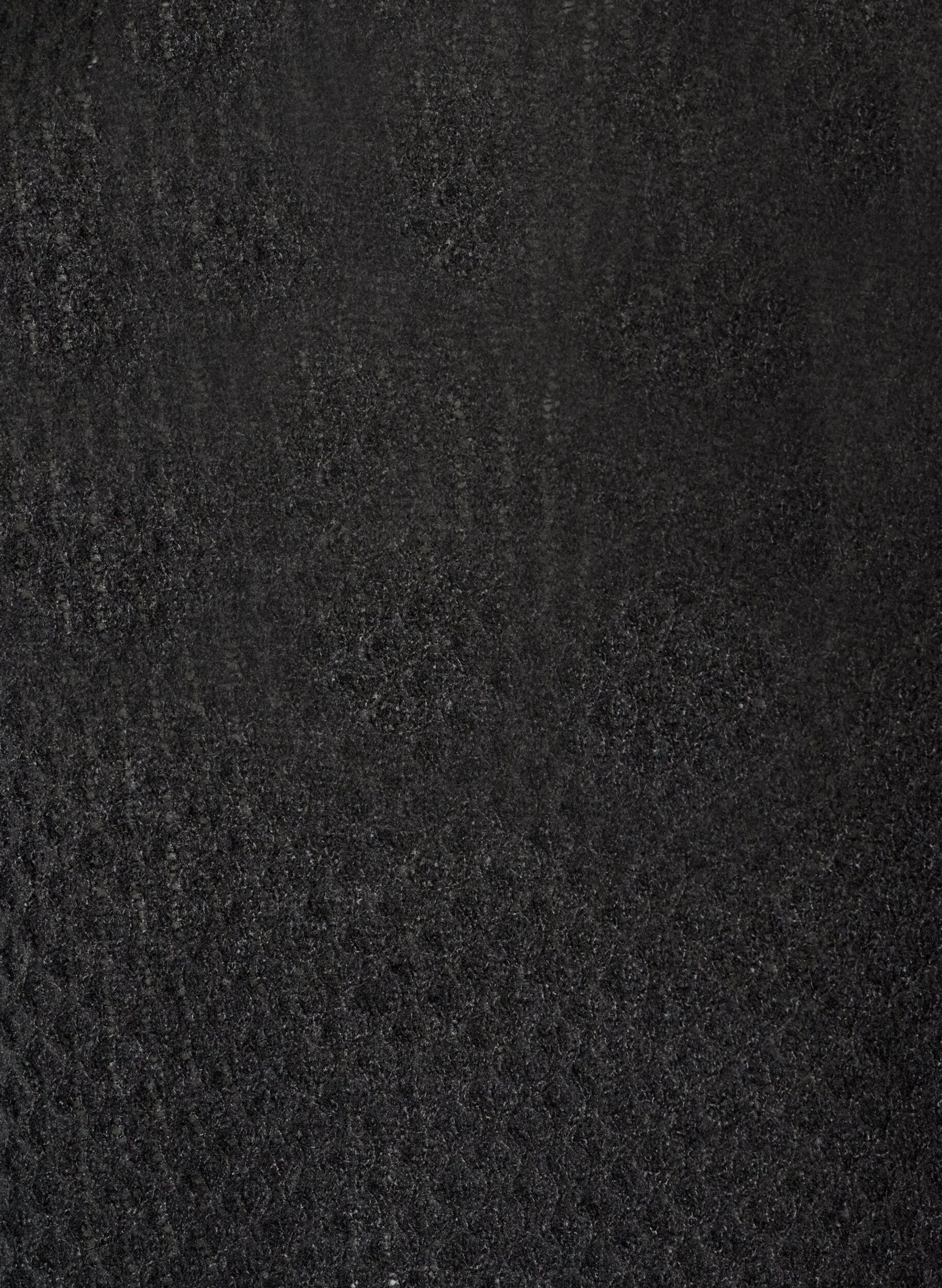 ZizziDzianinowa bluzka z azurowym wzorem o wyrazistej fakturze, Czarne, Packshot image number 2