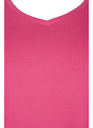 Podstawowa, gladka bawelniana koszulka, Hot Pink, Packshot image number 2
