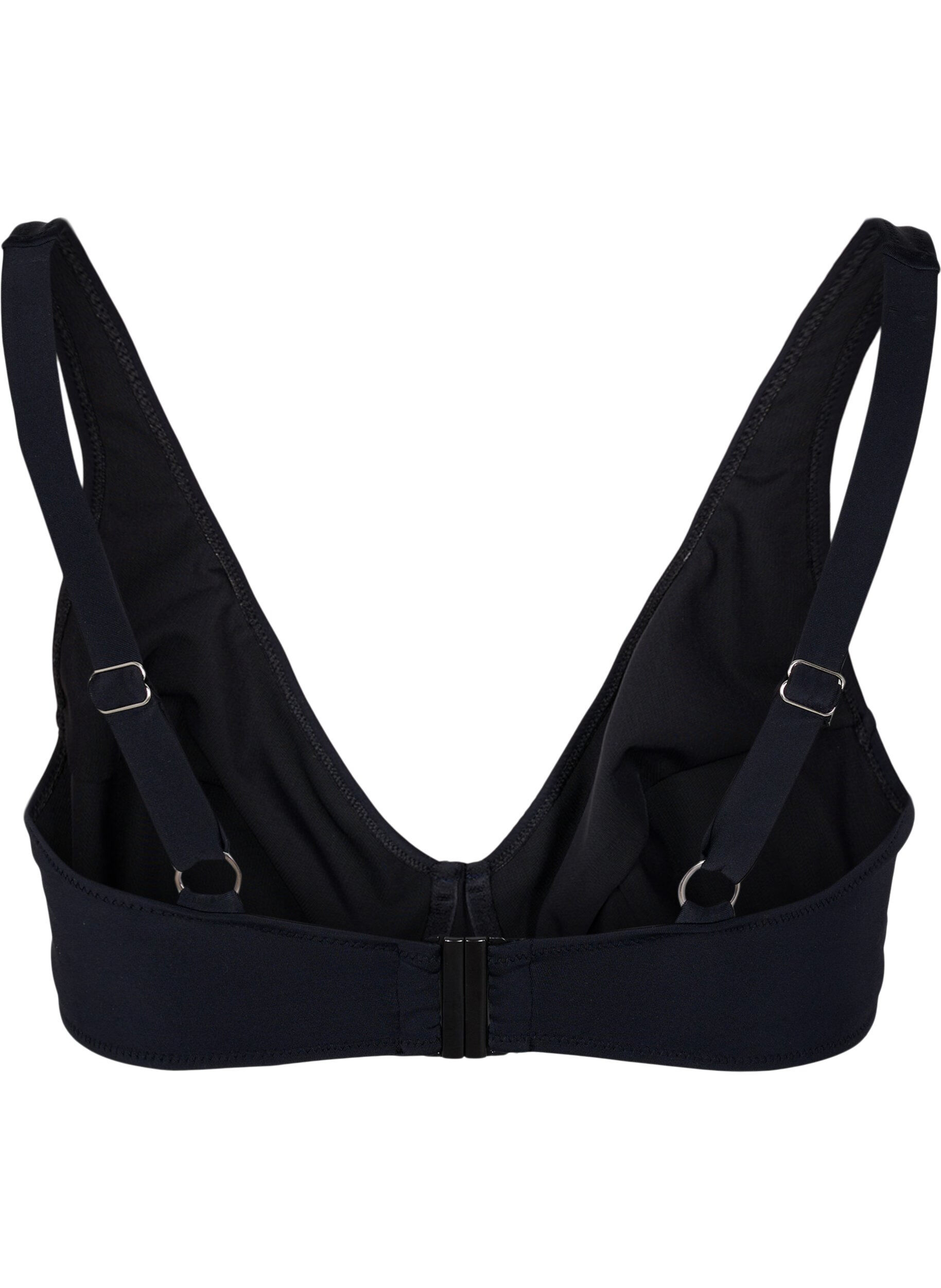 Zizzi G&oacute;ra od bikini z fiszbinami, Black, Packshot image number 1