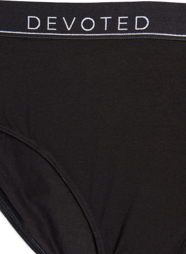 Bawelniane figi z tradycyjna talia, Czarne, Packshot image number 2