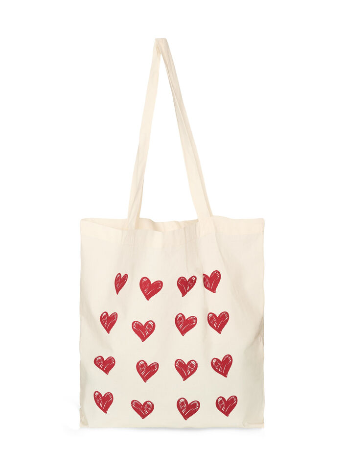 Tote bag z nadrukiem, Czerwony, Packshot image number 0
