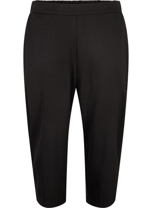 Maddison luzne spodnie 3/4 z kieszeniami, Black, Packshot image number 0