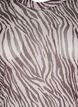 Siateczkowy top z nadrukiem w zebre, Czarne, Packshot image number 2