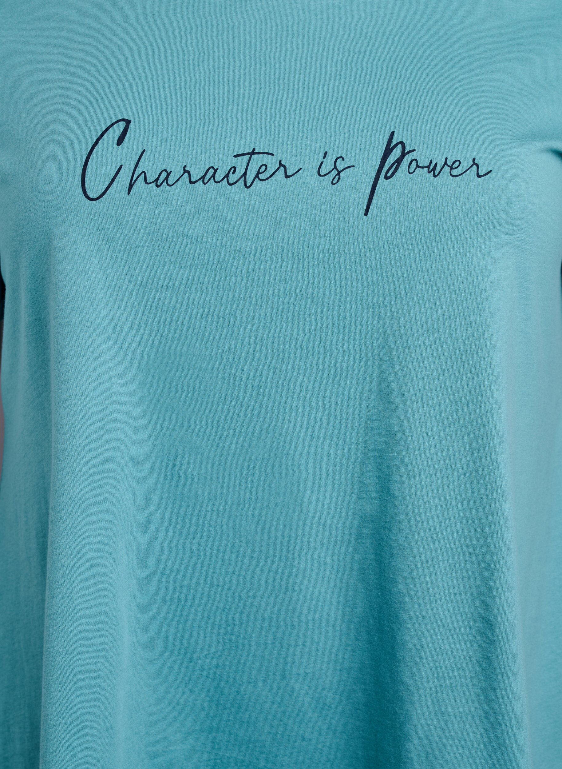 Zizzi Koszulka w ksztalcie trapezu z okraglym dekoltem, Zielony, Packshot image number 2