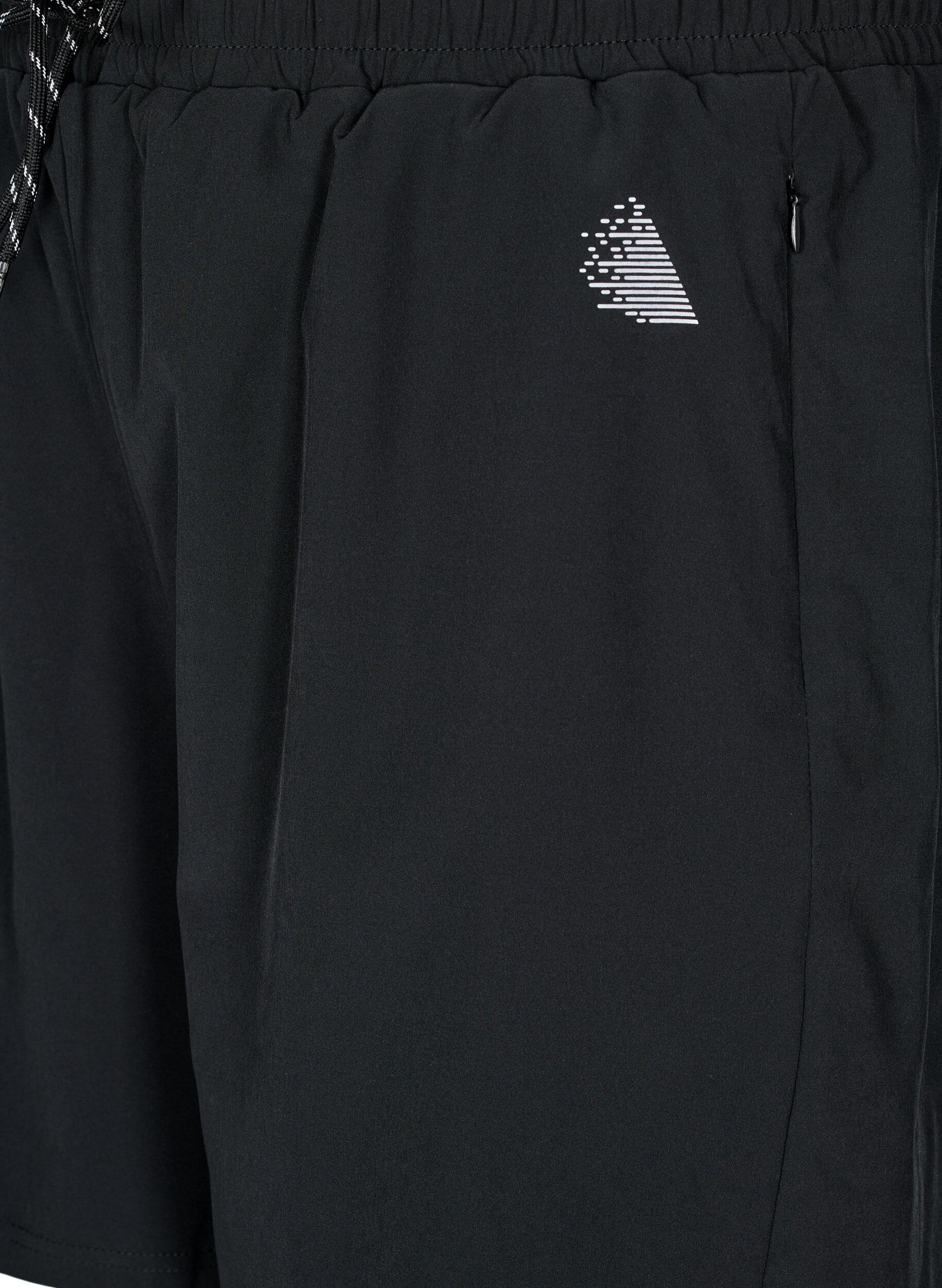 Zizzi Szorty sportowe z wewnetrznymi szortami, Czarne, Packshot image number 2