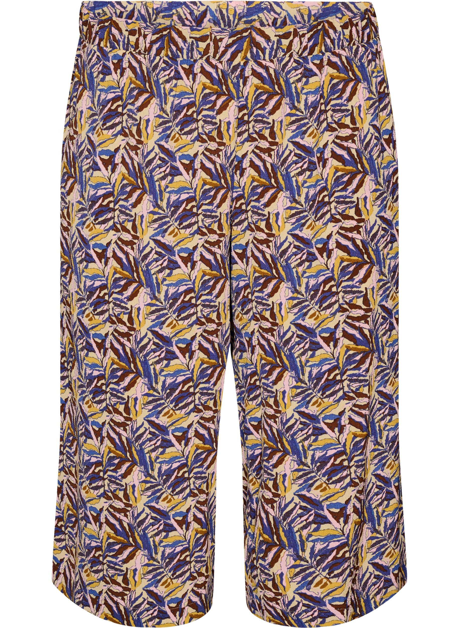 ZizziSpodnie culotte z nadrukiem, Beżowy, Packshot image number 0