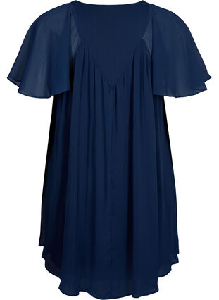 Luzna sukienka z krótkimi rekawami, Navy Blazer, Packshot image number 1