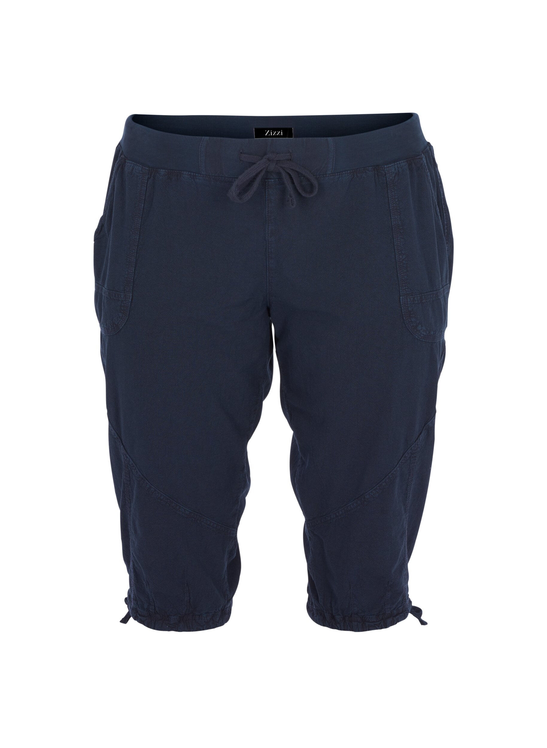 Bawelniane spodnie capri