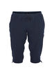 Bawelniane spodnie capri, Niebieskie, Packshot image number 0