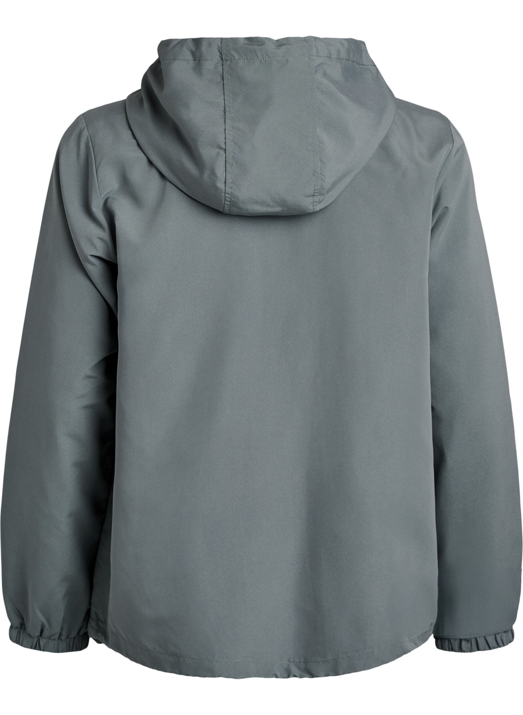 Zizzi Lekka kurtka z kapturem i zamkiem blyskawicznym, Zielony, Packshot image number 1