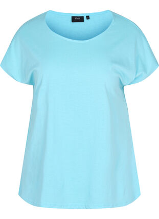 Koszulka z mieszanki bawelny, Blue Topaz, Packshot image number 0