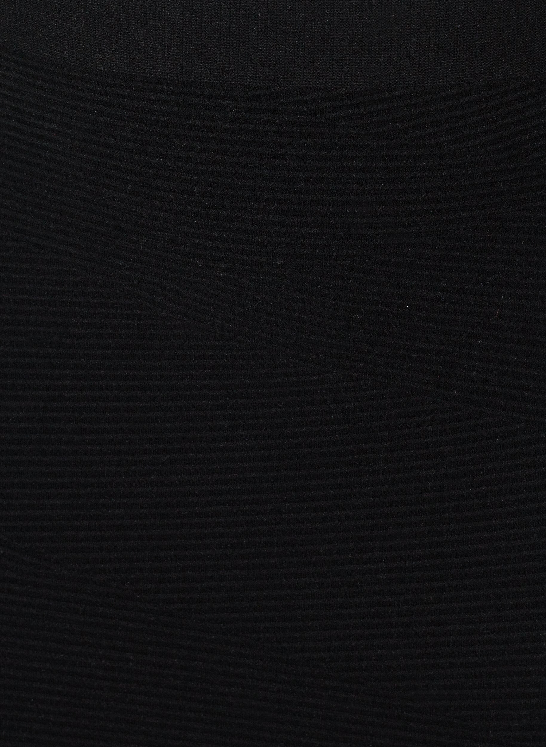 Zizzi Dopasowana bezszwowa sp&oacute;dnica, Black, Packshot image number 2