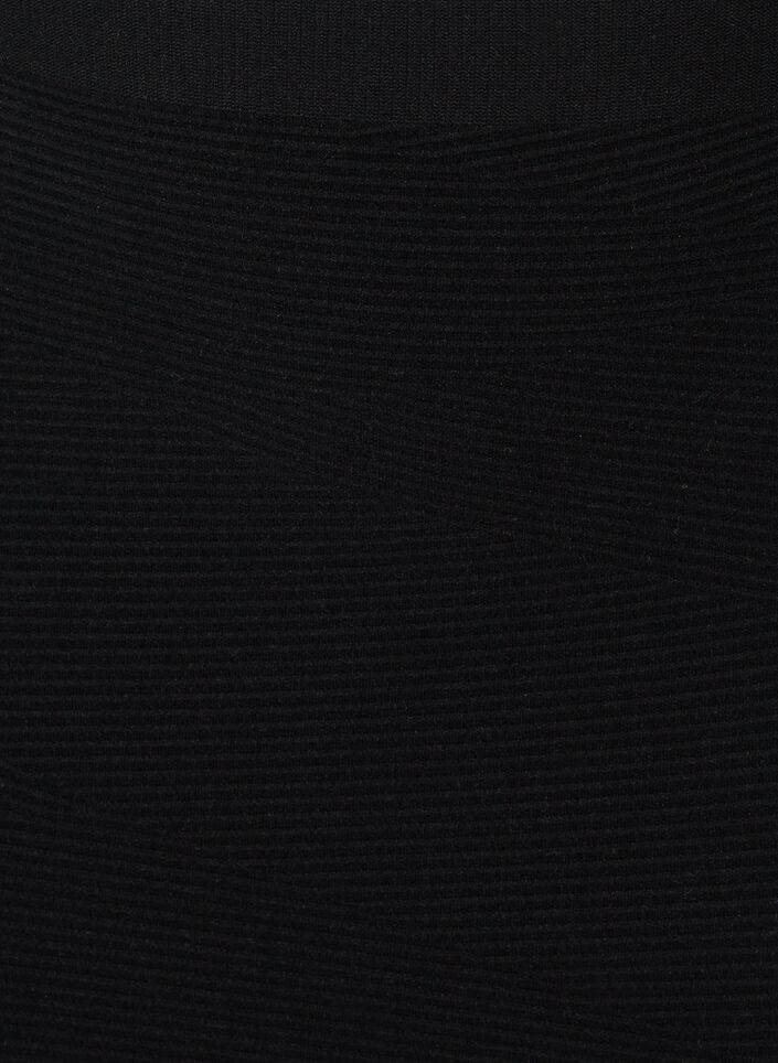 Dopasowana bezszwowa spódnica, Black, Packshot image number 2