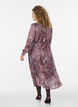 Sukienka midi z nadrukiem paisley i elastyczna talia, Fioletowy, Model image number 1