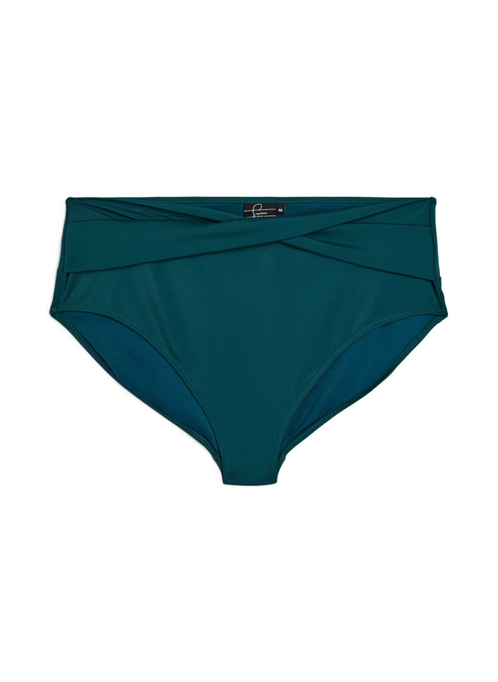 Figi damskie bikini z kokardka, Zielony, Packshot