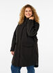 Hydrofobowa kurtka softshell z pikowana podszewka, Czarne, Model image number 0