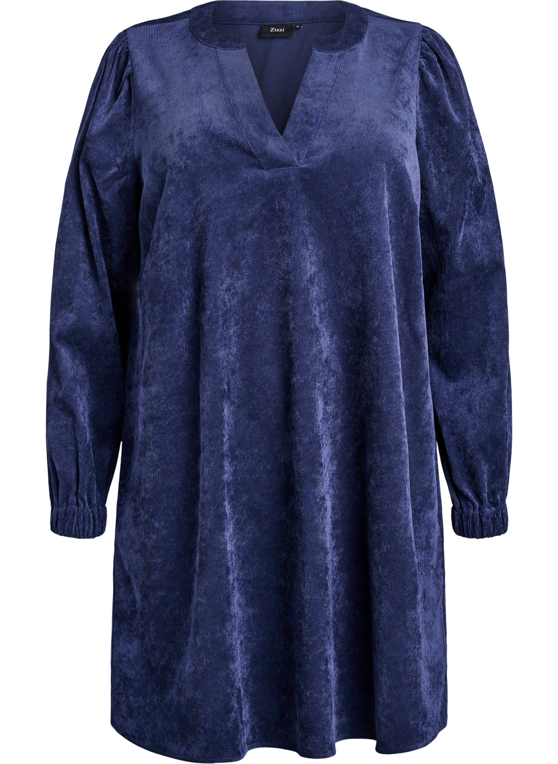 Kr&oacute;tka aksamitna sukienka z dlugimi rekawami