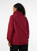 Bluza z wysokim kolnierzem i kieszeniami, Czerwony, Model image number 2