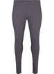 Szare melanzowe legginsy, Dark Grey Melange, Packshot image number 0