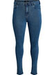 Jeansy super slim z wysokim stanem Amy, Niebieskie, Packshot image number 0