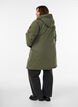 Hydrofobowa parka z kapturem i funkcjonalnymi detalami, Zielony, Model image number 2