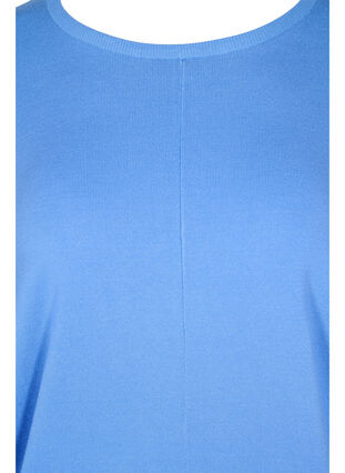 Dzianinowy sweter z okraglym dekoltem, Ultramarine, Packshot image number 2