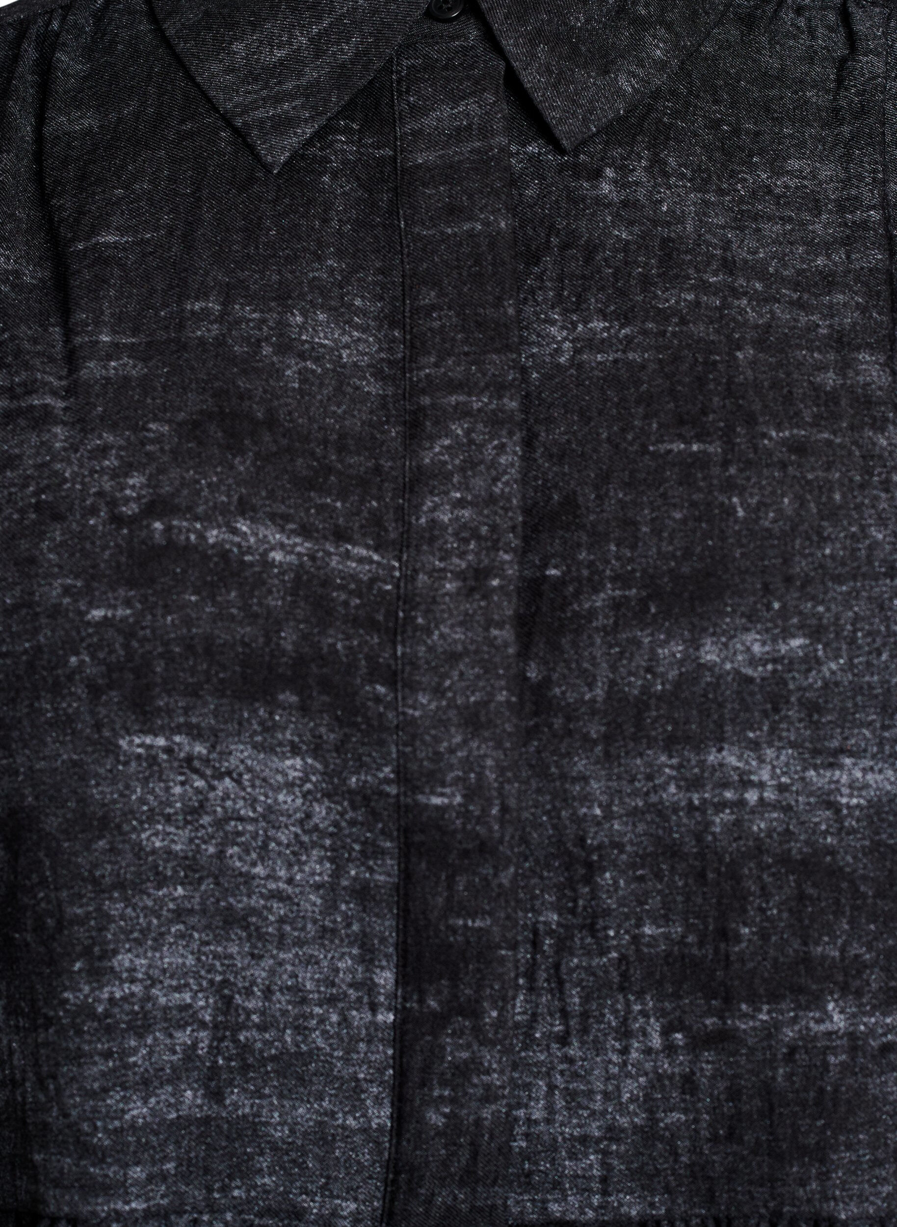 Zizzi Luzna bluzka z kolnierzykiem i guzikami, Czarne, Packshot image number 2