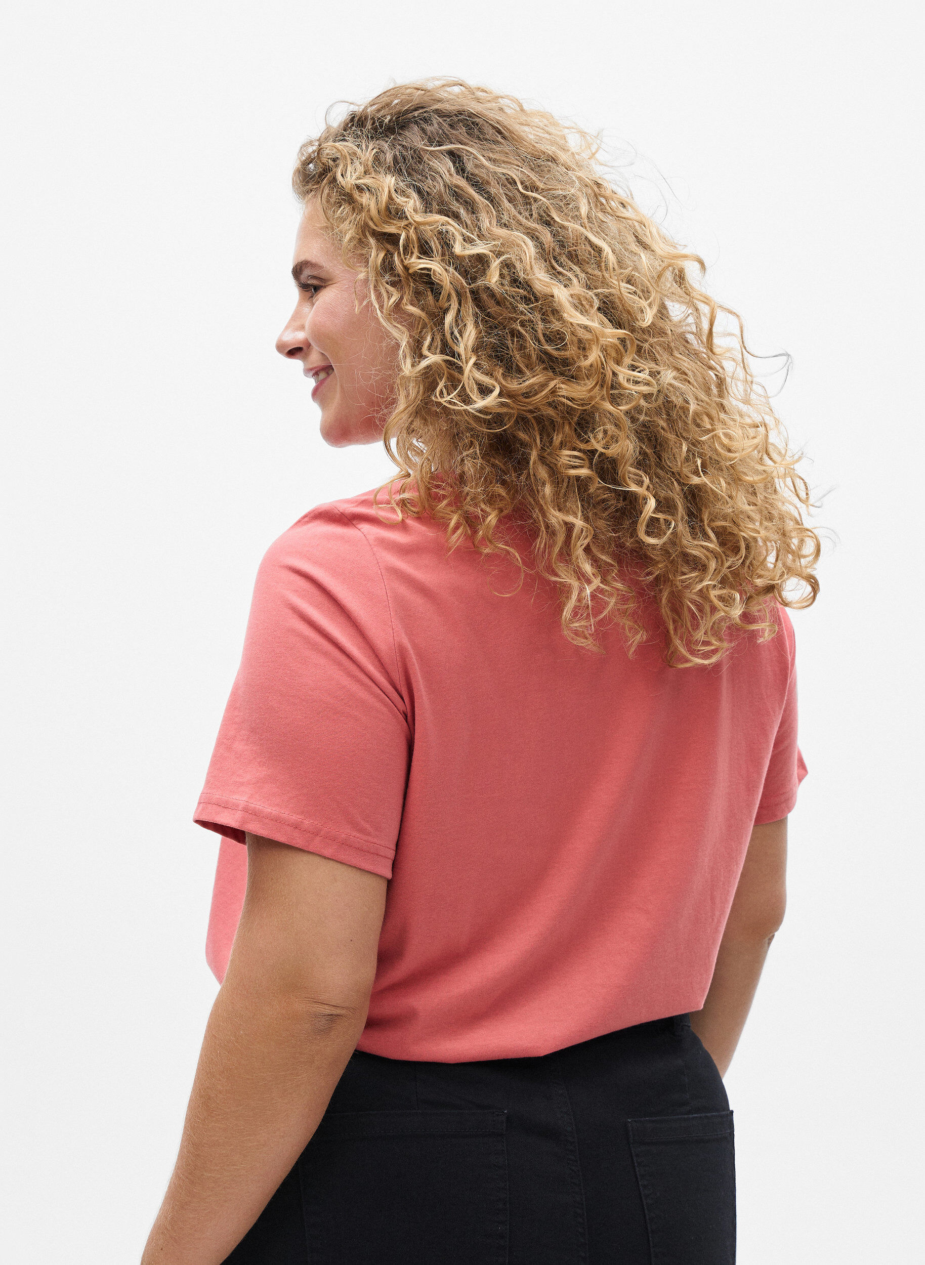 Zizzi FLASH - T-shirt z nadrukiem, R&oacute;żowy, Model image number 2