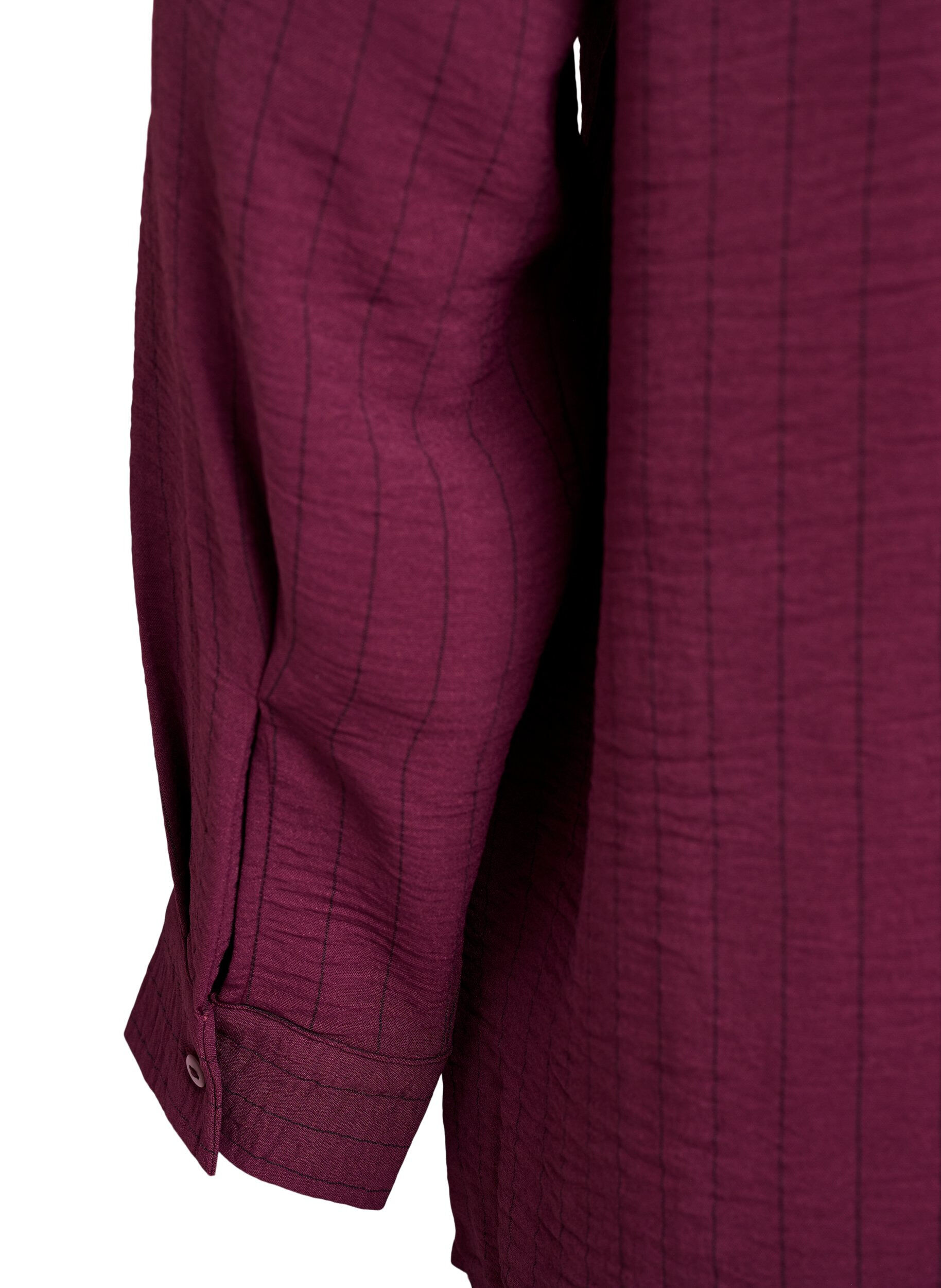 Zizzi FLASH - Bluzka koszulowa w prazki, Czerwony, Packshot image number 3