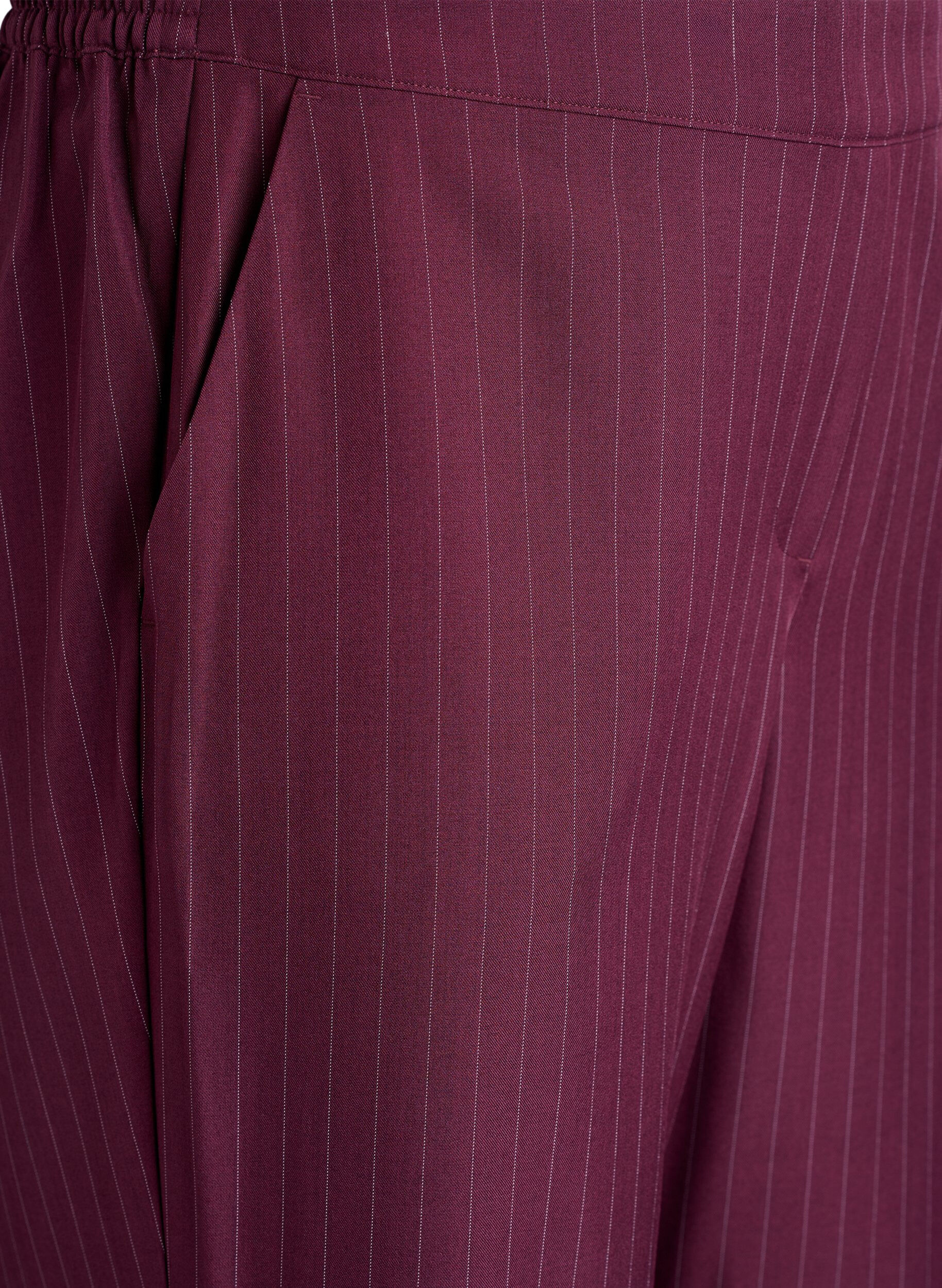 Zizzi FLASH - Luzne spodnie z kieszeniami, Czerwony, Packshot image number 2