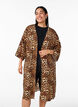 Kimono z wiskozy z rekawami 3/4, Brązowy, Model image number 0