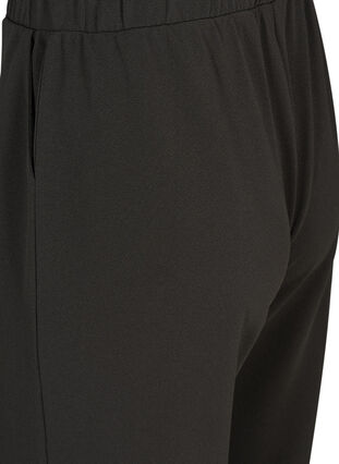 Luzne spodnie z kieszeniami, Black, Packshot image number 3