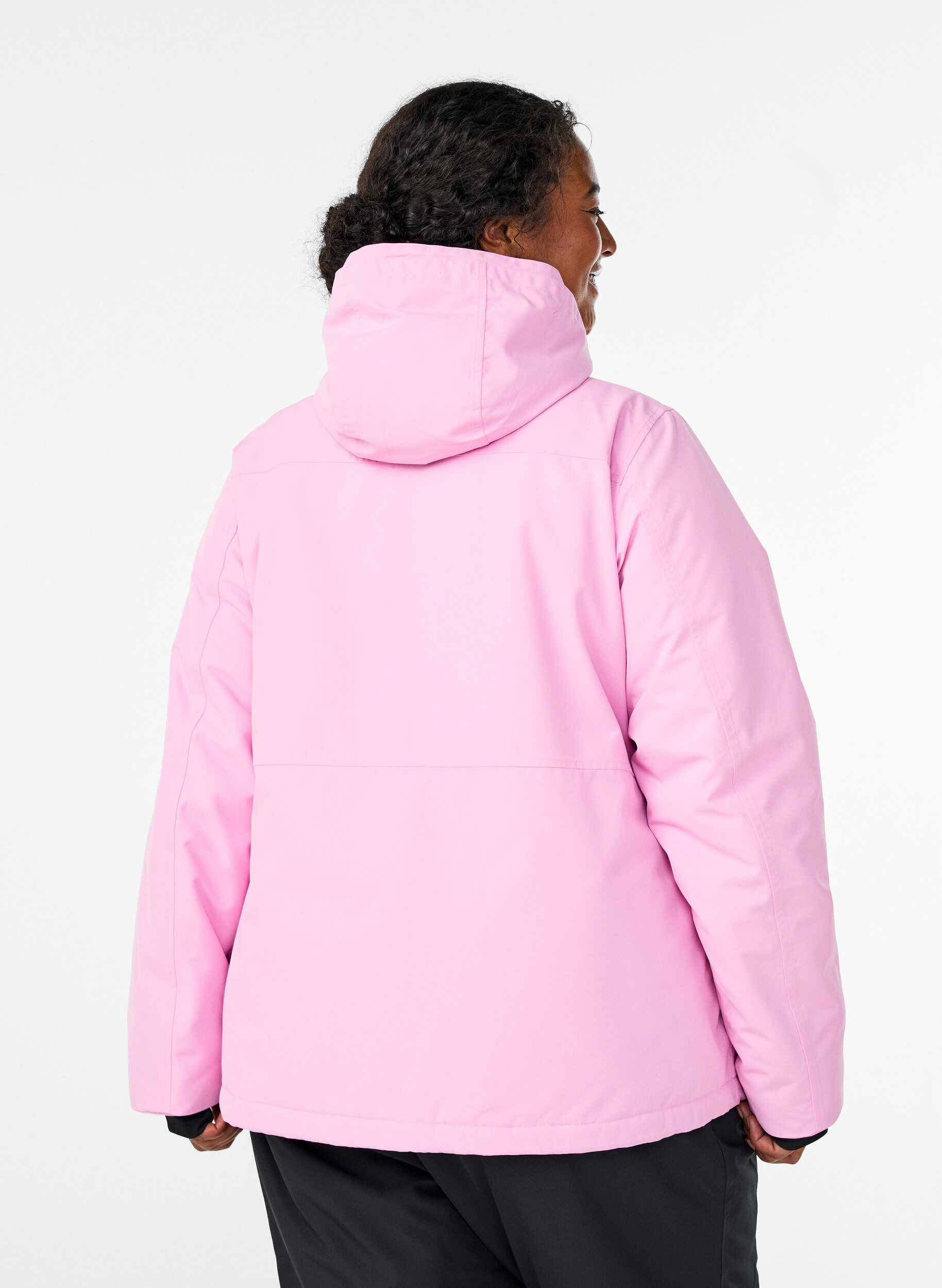 ZizziFunkcjonalna kurtka typu anorak z kapturem, R&oacute;żowy, Model image number 2