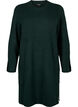 Dzianinowa sukienka z okraglym dekoltem i rozcieciem, Scarab Mel., Packshot image number 0