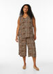Spodnie culotte z nadrukiem, Zielony, Model image number 0