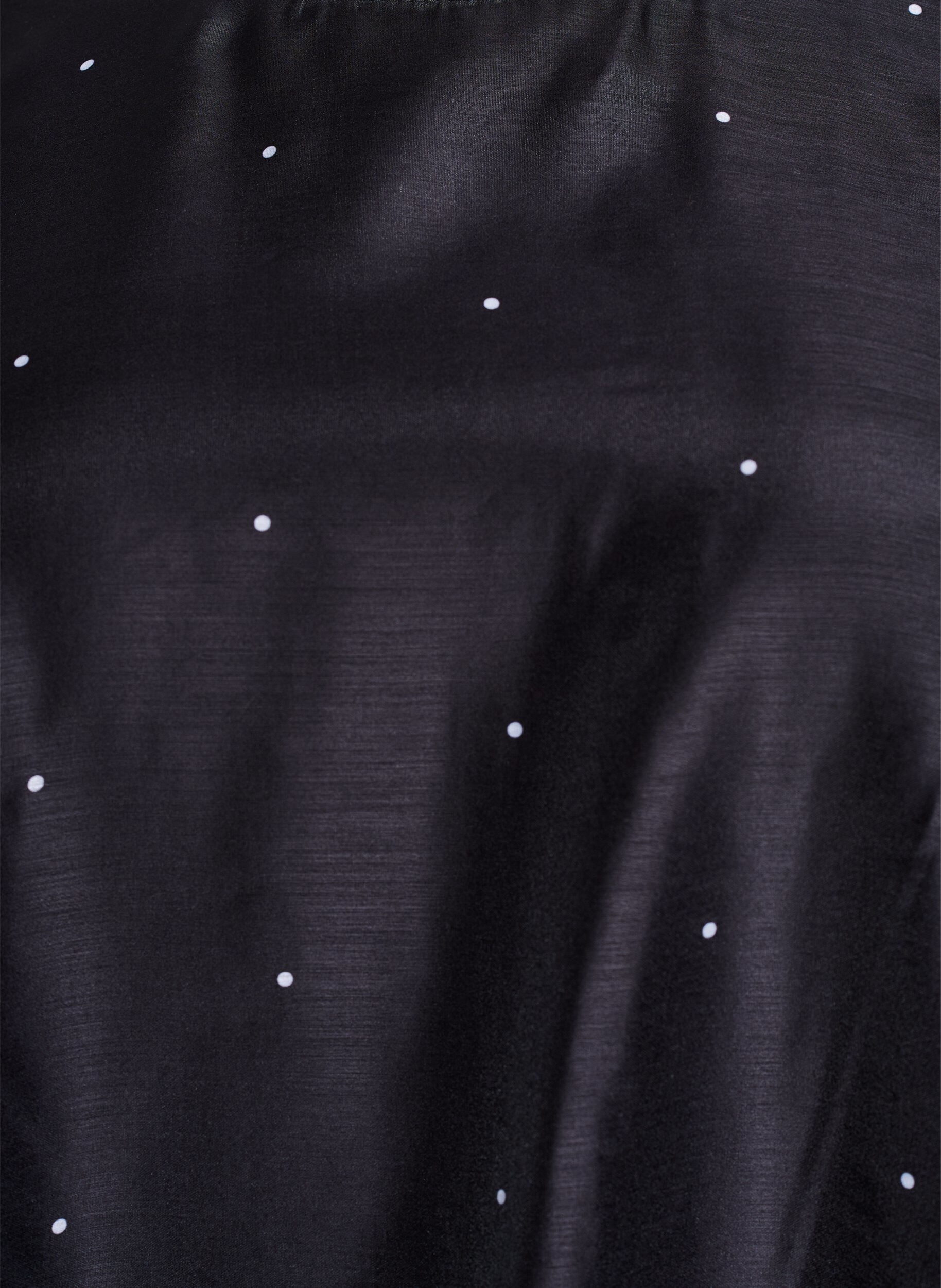 Zizzi Imprezowa sukienka do kolan z przezroczystymi rekawami, Czarne, Packshot image number 2