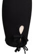 Legginsy 3/4 z kokarda, z wiskozy, Black, Packshot image number 3