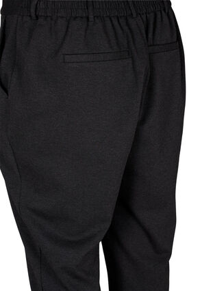 Spodnie nad kostke z kieszeniami, Dark Grey Melange, Packshot image number 3