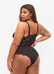 Body in mesh and lace, Black, Model image number 1
