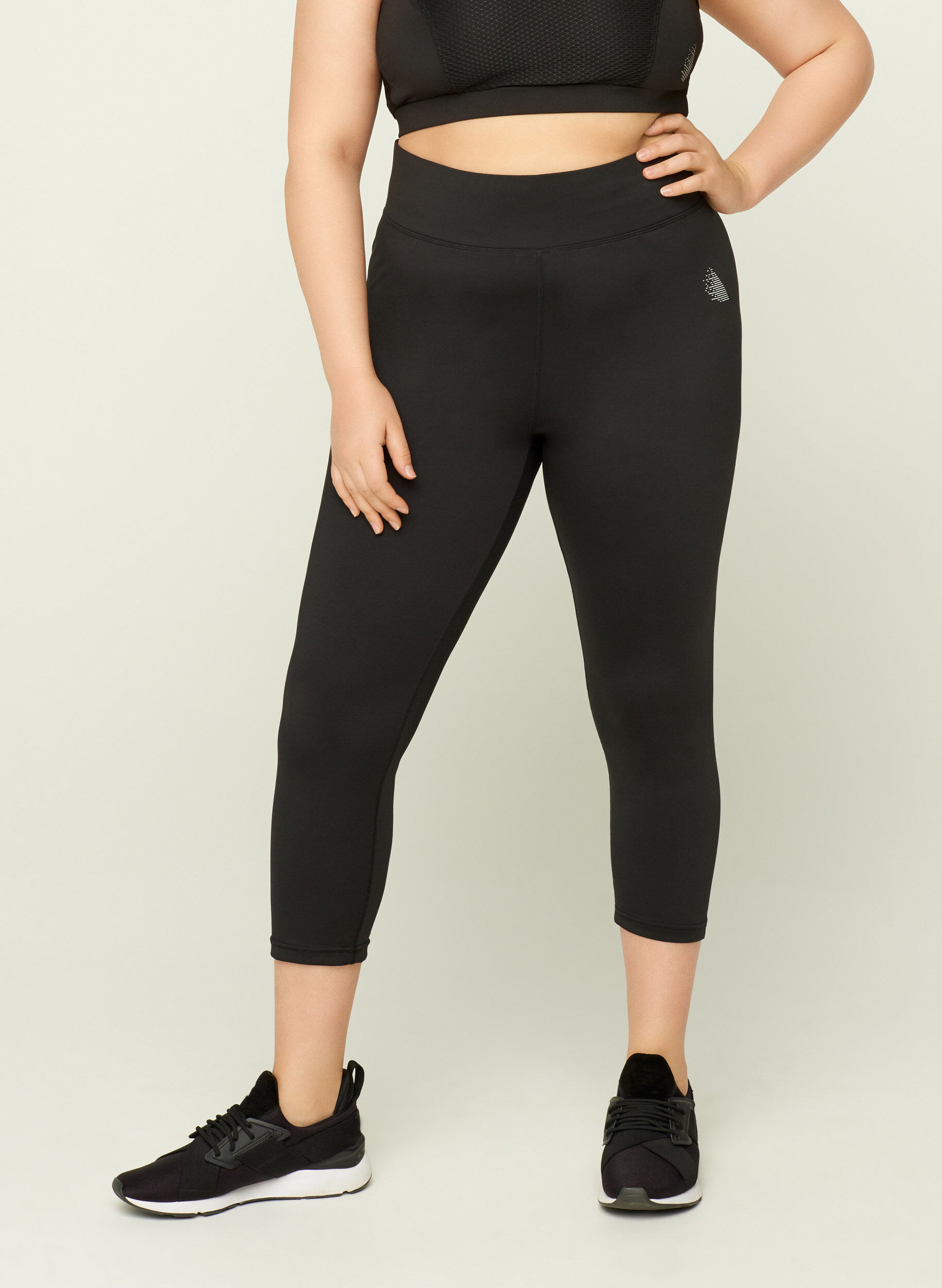 Zizzi Sports leggings, Black, Model image number 2