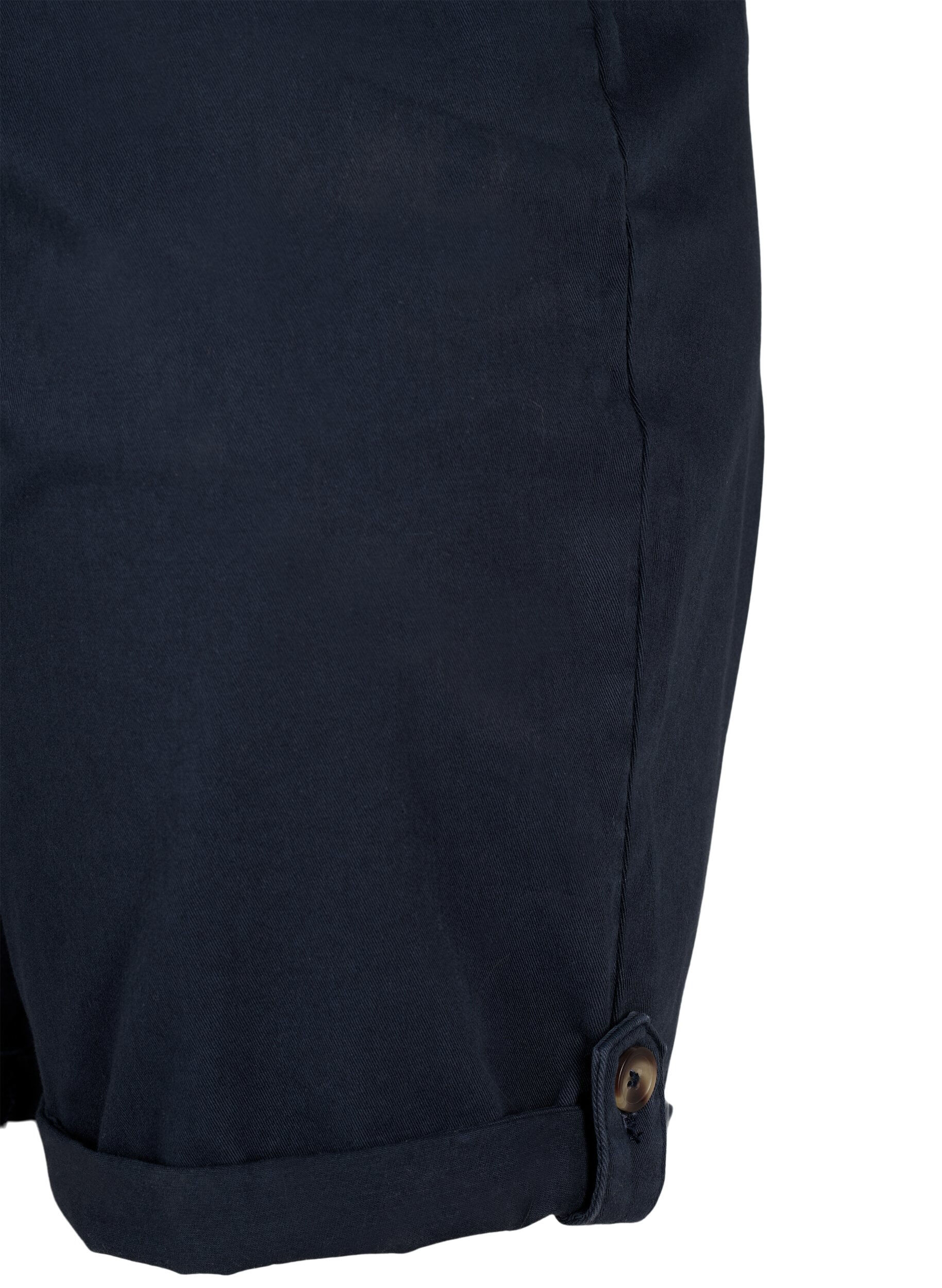 Zizzi Szorty chino z kieszeniami, Navy Blazer, Packshot image number 3