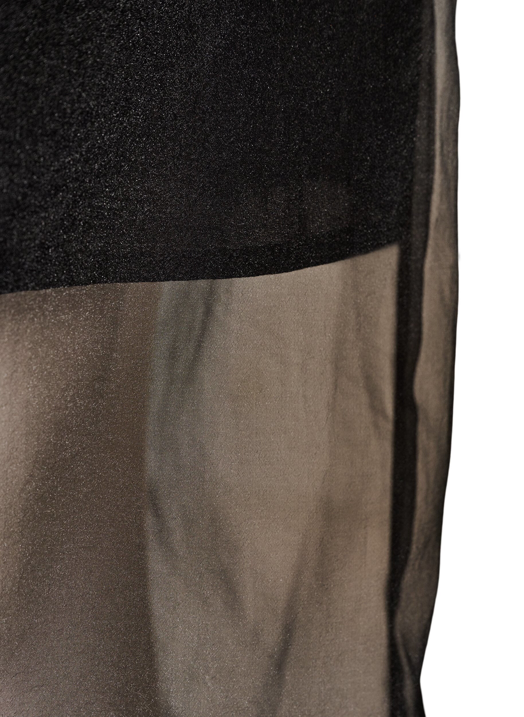 ZizziDluga sp&oacute;dnica w stylu organzy, Czarne, Packshot image number 3