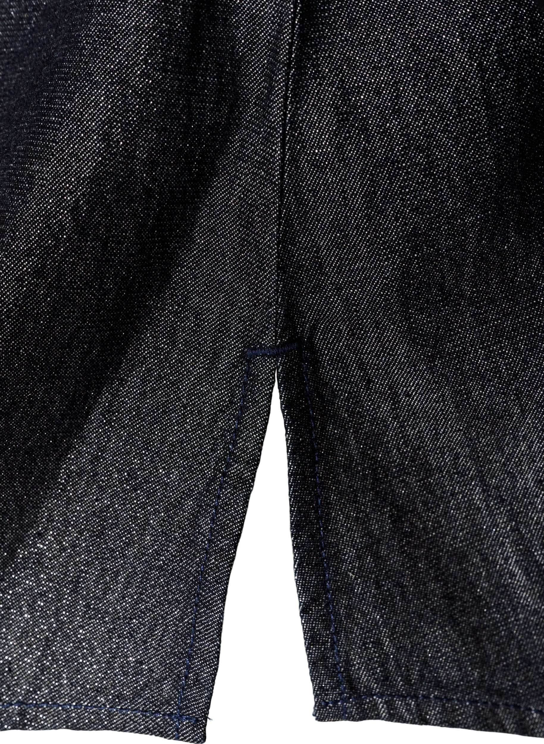 ZizziKoszula z denimu z nitka brokatowa i rekawami 3/4, Ciemnoszary, Packshot image number 3