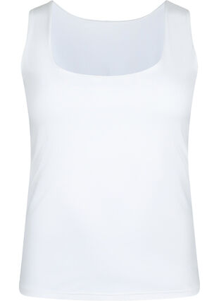 Elastyczny dwustronny top, Bright White, Packshot image number 0