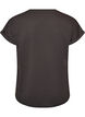 T-shirt z ozdobnym nadrukiem z przodu, Ciemnoszary, Packshot image number 1