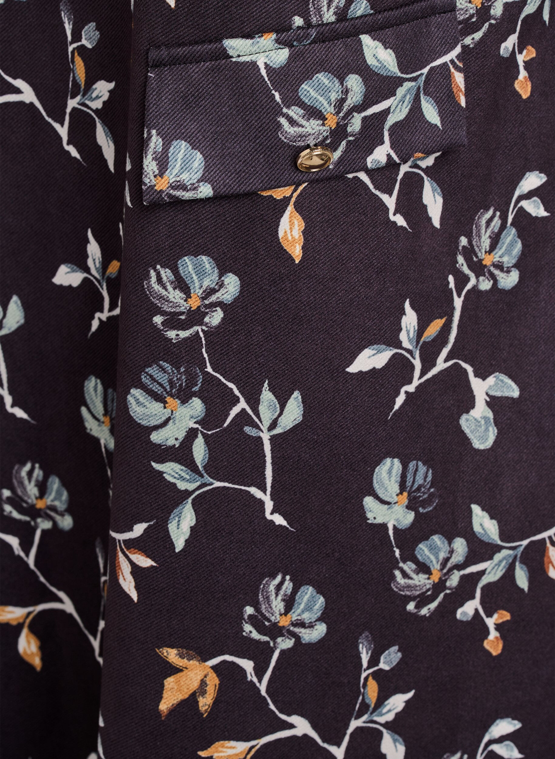 Zizzi Kr&oacute;tka sukienka o kroju trapezowym z rekawami 7/8, Czarne, Packshot image number 3