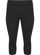 Podstawowe legginsy 3/4 z wiskozy, Black, Packshot image number 0